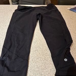 Black slightly cropped size 12 pants